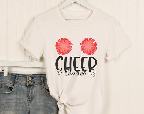 Cheerleading SVG Bundle, 6 Designs, Cheerleader SVG, Cheerleading Cut Files For Cricut, Silhouette, Cheer SVG, Love Cheerleading SVG, Born To Cheer SVG SVG HappyDesignStudio 