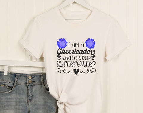 Cheerleading SVG Bundle, 6 Designs, Cheerleader SVG, Cheerleading Cut Files For Cricut, Silhouette, Cheer SVG, Love Cheerleading SVG, Born To Cheer SVG SVG HappyDesignStudio 