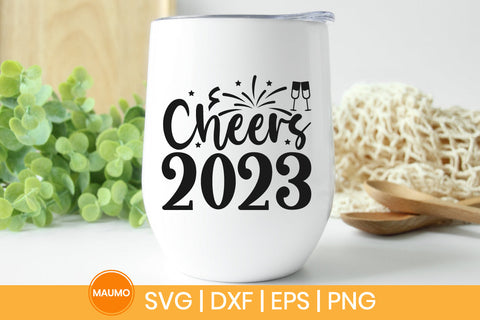 Cheers 2023, New year svg quote SVG Maumo Designs 