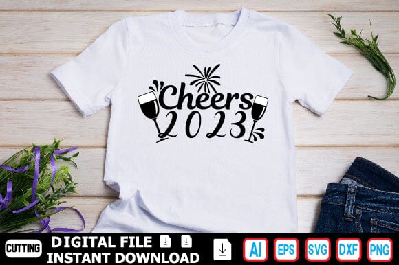 Cheers 2023 SVG Craftlabsvg24 