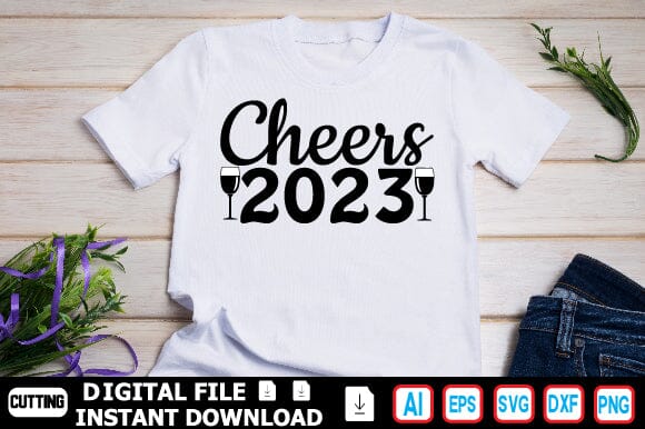 Cheers 2023 SVG Craftlabsvg24 
