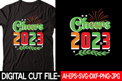 Cheers 2023 SVG cut file SVG Blessedprint 
