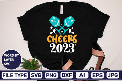 Cheers 2023 SVG Cut File SVG DesignPlante 503 