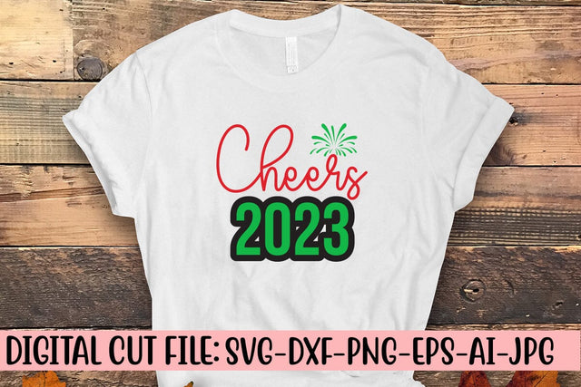Cheers 2023 SVG Cut File SVG Syaman 