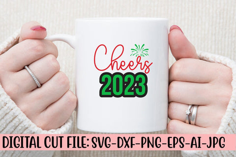 Cheers 2023 SVG Cut File SVG Syaman 