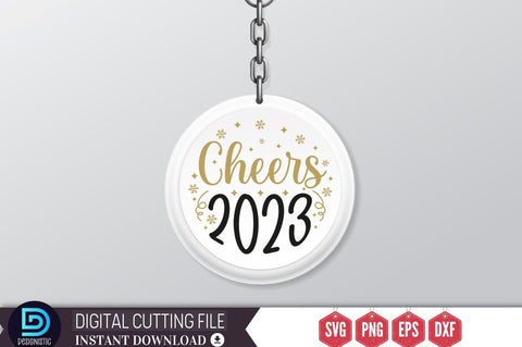 Cheers 2023 SVG SVG DESIGNISTIC 