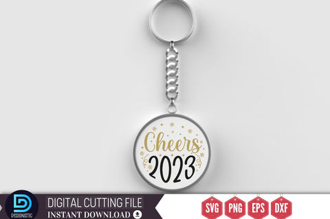Cheers 2023 SVG SVG DESIGNISTIC 