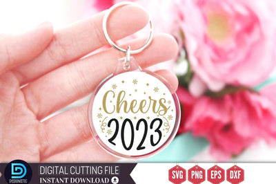 Cheers 2023 SVG SVG DESIGNISTIC 