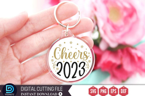 Cheers 2023 SVG SVG DESIGNISTIC 