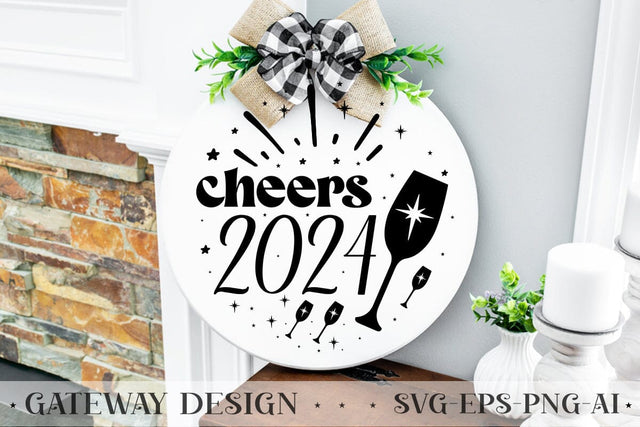 Cheers 2024 Signs Design SVG designmaster24 