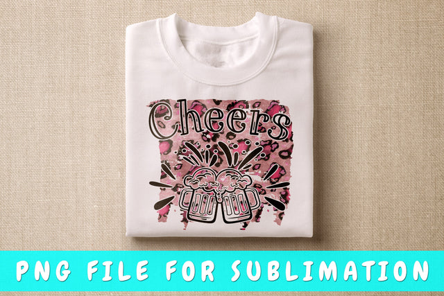 Cheers Beer PNG, Beer Design For Sublimation Sublimation HappyDesignStudio 