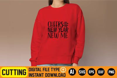 Cheers New Year New Me SVG CraftlabSvg29 