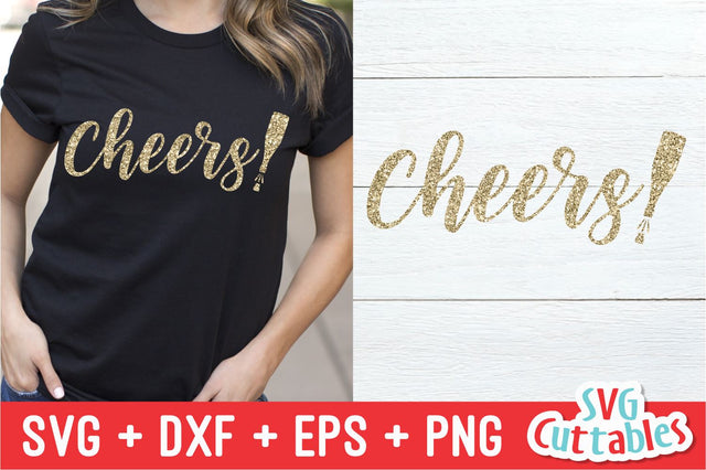 Cheers | New Year's SVG Svg Cuttables 