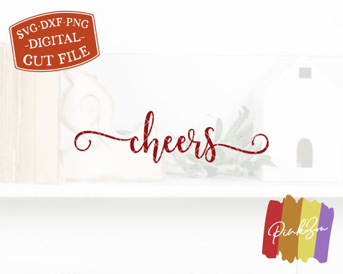 Cheers SVG Files | Christmas Svg | Drinking Svg | Holidays Svg | Winter Svg | Commercial Use | Cricut | Silhouette | Digital Cut Files (1082839016) SVG PinkZou 