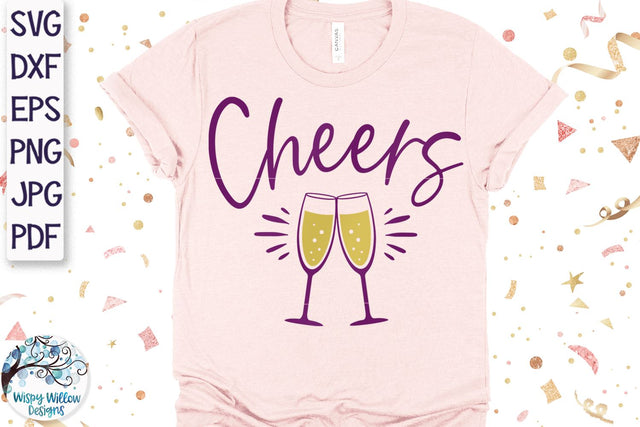 Cheers SVG SVG Wispy Willow Designs 