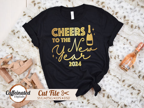 Cheers to 2024 svg SVG Caffeinated SVGs 