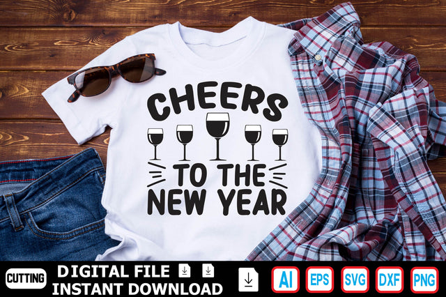 Cheers to the New Year SVG Craftlabsvg24 