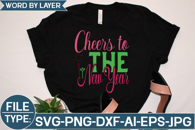 Cheers to the New Year SVG Cut File SVG Studio Innate 