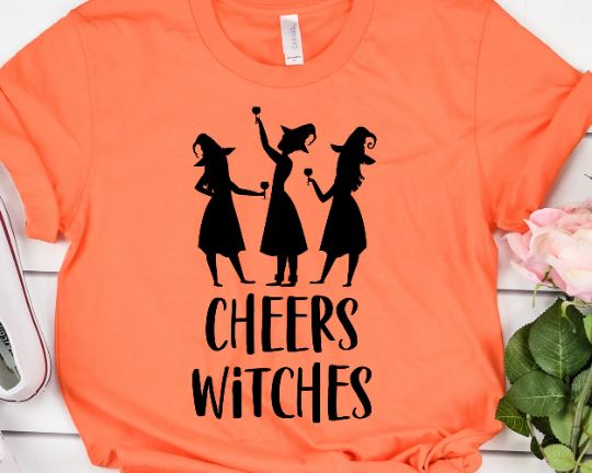 Cheers Witches Halloween SVG - Witches SVG - Drinking Halloween SVG SVG She Shed Craft Store 