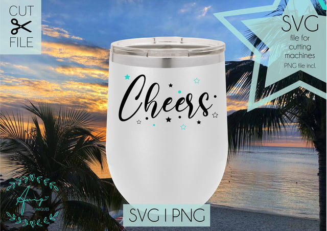 Cheers with stars PNG, SVG SVG Aniq Uniques Designs 