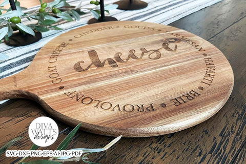 Cheese Board SVG | Charcuterie & Grazing Board Design SVG Diva Watts Designs 