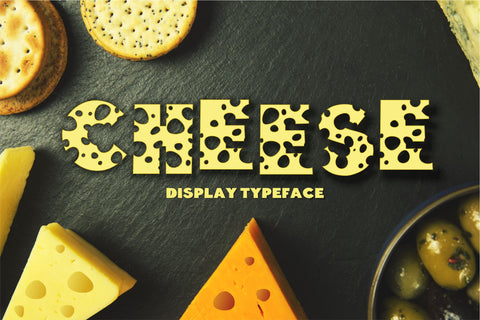 Cheese Font Font CreativeStudioTM 