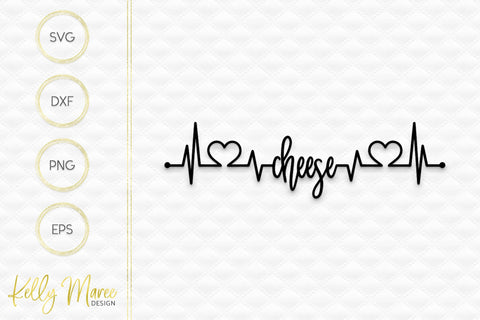 Cheese Heartbeat Lifeline Kelly Maree Design 
