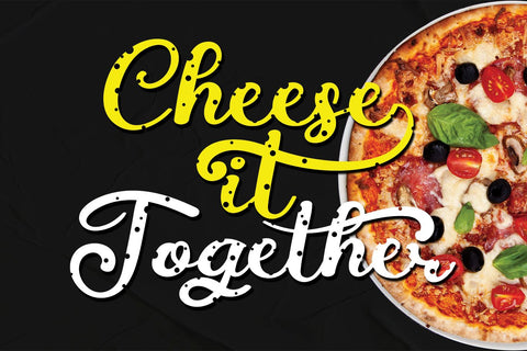 Cheese It Together Font Erik Studio 