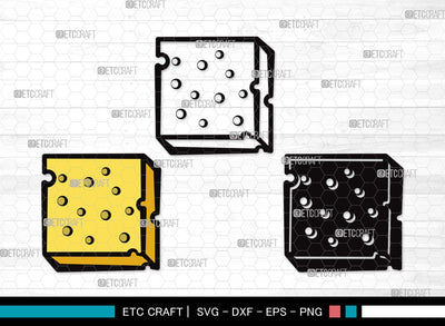Cheese SVG Cut File | Cheese Slice Svg | Fast Food Svg | Cheesy Svg | Cheese Clipart SVG ETC Craft 