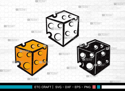 Cheese SVG Cut File | Cheese Slice Svg | Fast Food Svg | Cheesy Svg | Cheese Clipart SVG ETC Craft 