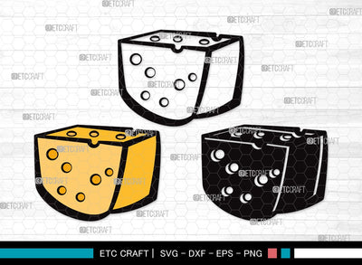 Cheese SVG Cut File | Cheese Slice Svg | Fast Food Svg | Cheesy Svg | Cheese Clipart SVG ETC Craft 