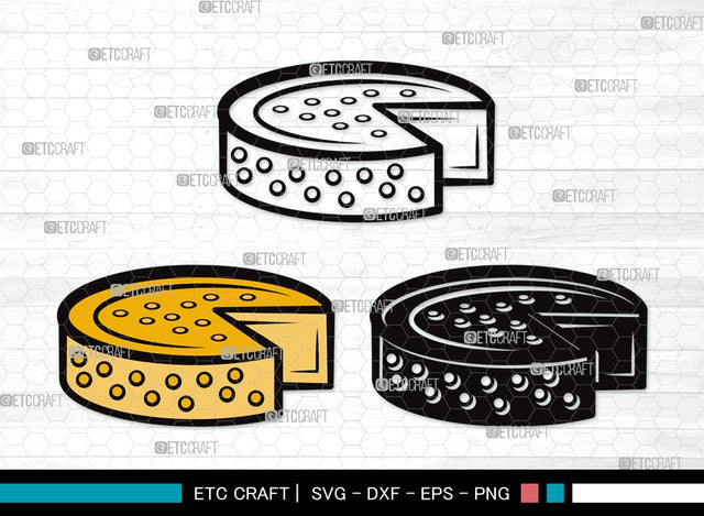 Cheese SVG Cut File | Cheese Slice Svg | Fast Food Svg | Cheesy Svg | Cheese Clipart SVG ETC Craft 