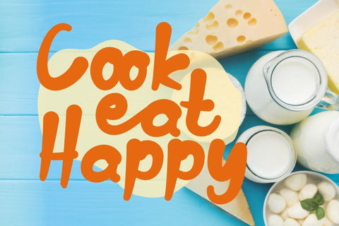 Cheesy Bread - Playful Bold Font Font PutraCetol Studio 