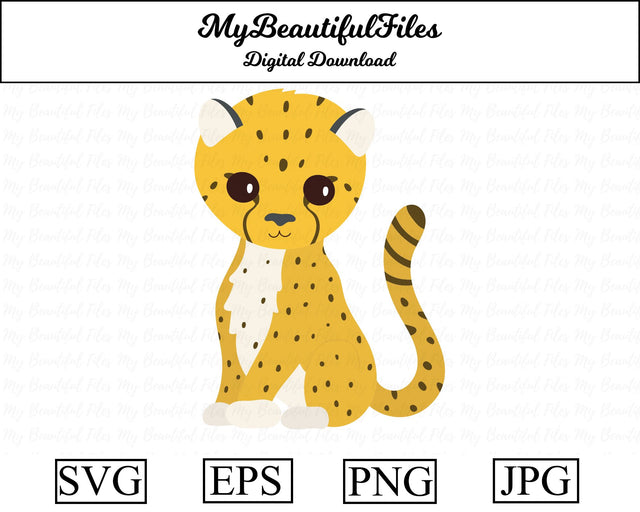 Cheetah - Animal SVG MyBeautifulFiles 