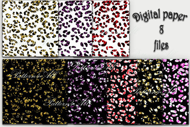 Cheetah Digital Paper Background, Leopard Pattern Sublimation Design, Graphic Digital Paper, Leopard print texture,Leopard Print Background Digital Pattern ArtStudio 