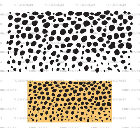 Cheetah fur (animal texture, pattern background) SVG TribaliumArtSF 