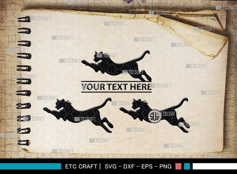 Cheetah Monogram, Cheetah Silhouette, Cheetah SVG, Leopard Svg, Cougar Svg, Panther Cougar Svg, SB00236 SVG ETC Craft 