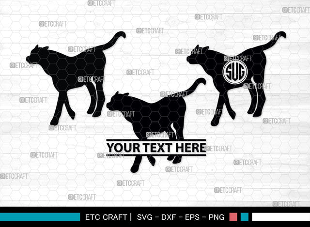 Cheetah Monogram, Cheetah Silhouette, Cheetah SVG, Leopard Svg, Cougar Svg, Panther Cougar Svg, SB00236 SVG ETC Craft 
