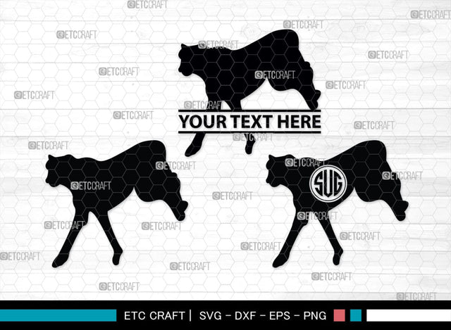 Cheetah Monogram, Cheetah Silhouette, Cheetah SVG, Leopard Svg, Cougar Svg, Panther Cougar Svg, SB00236 SVG ETC Craft 