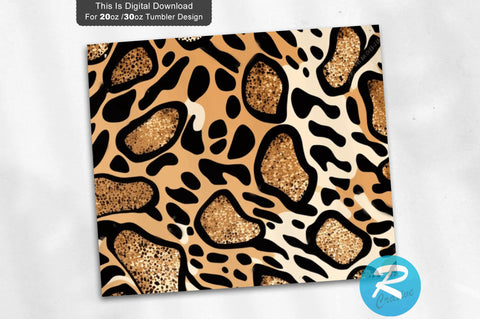 Cheetah skin 20 oz / 30 oz Tumbler PNG Sublimation Regulrcrative 