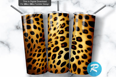Cheetah skin Leopard 20 oz / 30 oz Tumbler PNG Sublimation Regulrcrative 