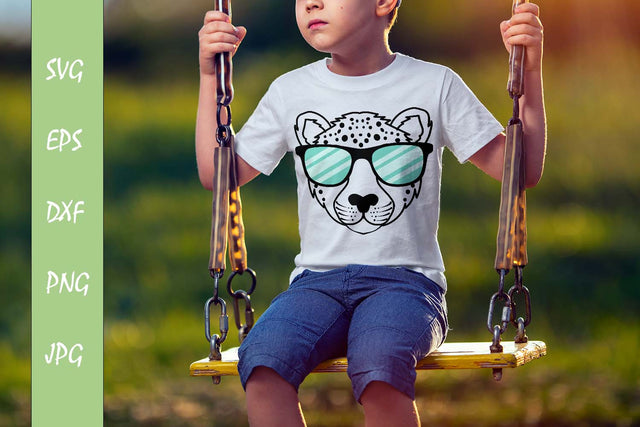 Cheetah With Sunglasses SVG File SVG Sintegra 