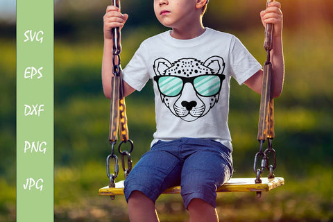 Cheetah With Sunglasses SVG File SVG Sintegra 