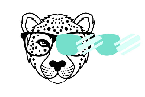 Cheetah With Sunglasses SVG File SVG Sintegra 