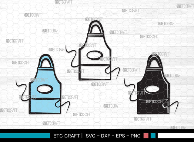 Chef Apron SVG | Barbecue Svg | Cooking Svg | Chef Svg | Chef Dress Svg | Grilling Svg | Kitchen Svg | Chef Apron Clipart SVG ETC Craft 