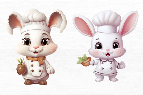 Chef Sock Bunny, Pastry Bunny, Chef Bunny, Cooking Bunny, Chef