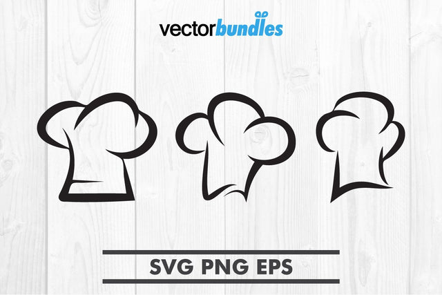 Chef hat clip art svg SVG vectorbundles 