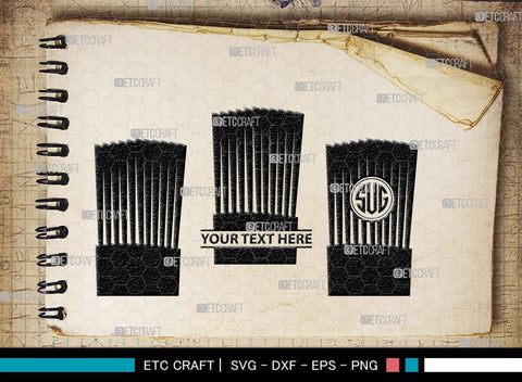 Chef Hat Monogram, Chef Hat Silhouette, Chef Hat SVG, Cook Hat Svg, Chef Cap Svg, Chefs Hat Svg, SB00166 SVG ETC Craft 