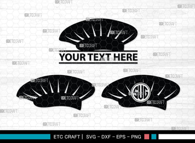Chef Hat Monogram, Chef Hat Silhouette, Chef Hat SVG, Cook Hat Svg, Chef Cap Svg, Chefs Hat Svg, SB00166 SVG ETC Craft 