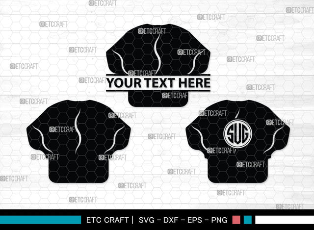 Chef Hat Monogram, Chef Hat Silhouette, Chef Hat SVG, Cook Hat Svg, Chef Cap Svg, Chefs Hat Svg, SB00166 SVG ETC Craft 
